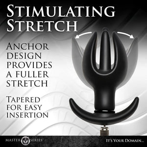 Master Series Ass Bound Anchor Inflatable Silicone Anal Plug Black Anal - Anal Inflatable Toys Buy Sex Toys in Singapore LoveisLove U4Ria