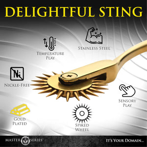 Master Series Gold Sensation Wartenberg Wheel Buy in Singapore LoveisLove U4Ria 