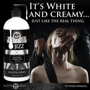Master Series Jizz Unscented Water-Based Lubricant 16 oz or 34 oz Buy in Singapore LoveisLove U4Ria