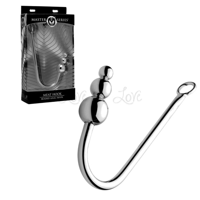 Master Series Meat Hook Beaded Anal Hook