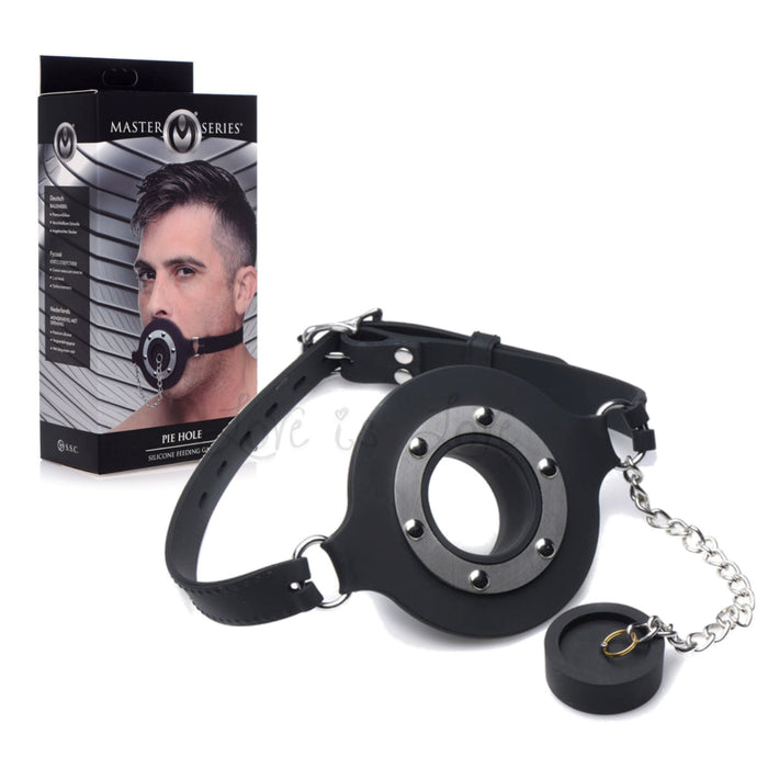 Master Series Pie Hole Silicone Feeder Gag