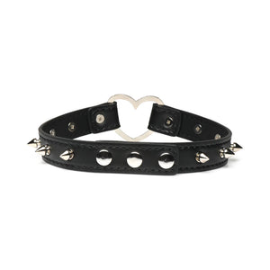 Master Series Spiked Heart Choker Pink or Black Bondage - Collars & Leash Buy in Singapore LoveisLove U4Ria