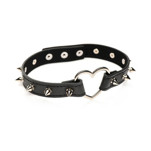 Master Series Spiked Heart Choker Pink or Black Bondage - Collars & Leash Buy in Singapore LoveisLove U4Ria