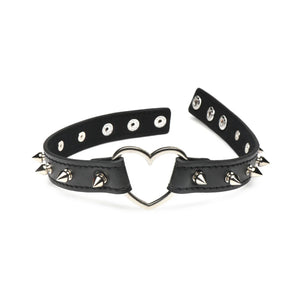 Master Series Spiked Heart Choker Pink or Black Bondage - Collars & Leash Buy in Singapore LoveisLove U4Ria