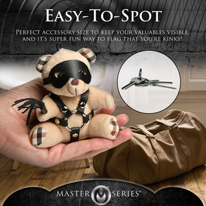 Master Series Teddy Bear Keychain BDSM or Gagged or Rope or Hooded Buy in Singapore LoveisLove U4Ria