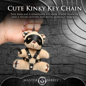 Master Series Teddy Bear Keychain BDSM or Gagged or Rope or Hooded Buy in Singapore LoveisLove U4Ria