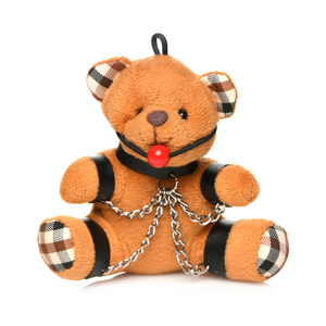 Master Series Teddy Bear Keychain BDSM or Gagged or Rope or Hooded Buy in Singapore LoveisLove U4Ria