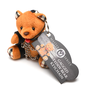 Master Series Teddy Bear Keychain BDSM or Gagged or Rope or Hooded Buy in Singapore LoveisLove U4Ria