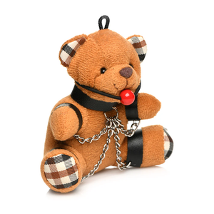 Master Series Teddy Bear Keychain BDSM or Gagged or Rope or Hooded Buy in Singapore LoveisLove U4Ria