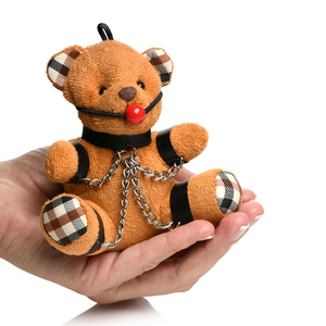 Master Series Teddy Bear Keychain BDSM or Gagged or Rope or Hooded Buy in Singapore LoveisLove U4Ria