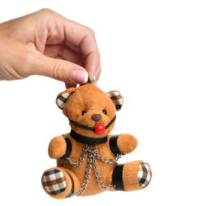 Master Series Teddy Bear Keychain BDSM or Gagged or Rope or Hooded Buy in Singapore LoveisLove U4Ria