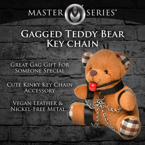 Master Series Teddy Bear Keychain BDSM or Gagged or Rope or Hooded Buy in Singapore LoveisLove U4Ria