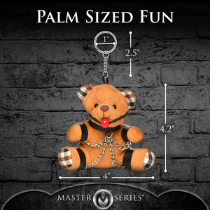 Master Series Teddy Bear Keychain BDSM or Gagged or Rope or Hooded Buy in Singapore LoveisLove U4Ria