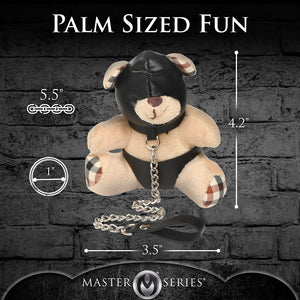 Master Series Teddy Bear Keychain BDSM or Gagged or Rope or Hooded Buy in Singapore LoveisLove U4Ria