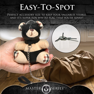 Master Series Teddy Bear Keychain BDSM or Gagged or Rope or Hooded Buy in Singapore LoveisLove U4Ria