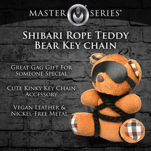 Master Series Teddy Bear Keychain BDSM or Gagged or Rope or Hooded Buy in Singapore LoveisLove U4Ria