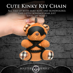 Master Series Teddy Bear Keychain BDSM or Gagged or Rope or Hooded Buy in Singapore LoveisLove U4Ria