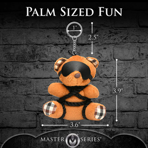 Master Series Teddy Bear Keychain BDSM or Gagged or Rope or Hooded Buy in Singapore LoveisLove U4Ria