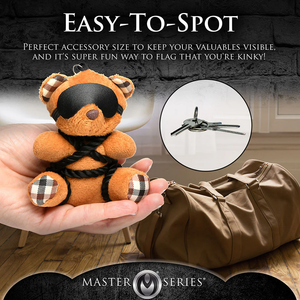 Master Series Teddy Bear Keychain BDSM or Gagged or Rope or Hooded Buy in Singapore LoveisLove U4Ria