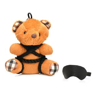 Master Series Teddy Bear Keychain BDSM or Gagged or Rope or Hooded Buy in Singapore LoveisLove U4Ria