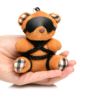 Master Series Teddy Bear Keychain BDSM or Gagged or Rope or Hooded Buy in Singapore LoveisLove U4Ria