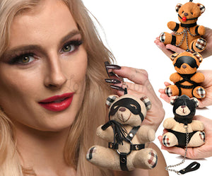Master Series Teddy Bear Keychain BDSM or Gagged or Rope or Hooded Buy in Singapore LoveisLove U4Ria