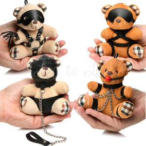 Master Series Teddy Bear Keychain BDSM or Gagged or Rope or Hooded Buy in Singapore LoveisLove U4Ria