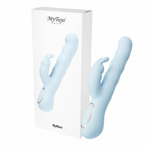 MyToys MyWave Wriggling and Vibrating Rabbit Vibrator Blue Or White Vibrators - Rabbit Vibrators Buy Sex Toys in Singapore LoveisLove U4Ria