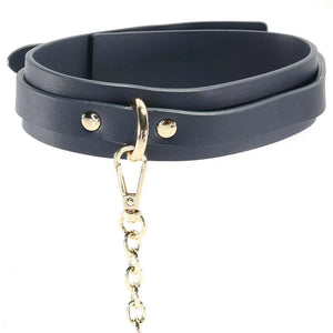 NS Novelties Bondage Couture Collar & Leash Black or Blue Bondage - Collars & Leash  Buy Sex Toys in Singapore LoveisLove U4Ria