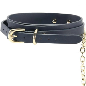 NS Novelties Bondage Couture Collar & Leash Black or Blue Bondage - Collars & Leash  Buy Sex Toys in Singapore LoveisLove U4Ria