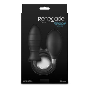 NS Novelties Renegade InflataPlay Inflatable Plug with Grip Buy in Singapore LoveisLove U4Ria 