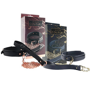 NS Novelties Bondage Couture Collar & Leash Black or Blue Bondage - Collars & Leash  Buy Sex Toys in Singapore LoveisLove U4Ria