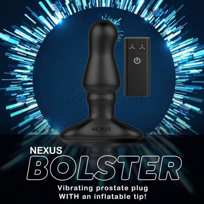 Nexus Bolster Rechargeable Inflatable Prostate Butt Plug with Remote Control