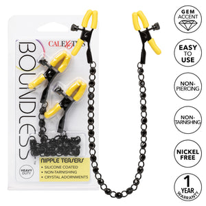 CalExotics Boundless Nipple Teasers Black/Yellow