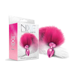 Nixie Metal Butt Plug With Ombre Tail Buy in Singapore LoveisLove U4Ria 