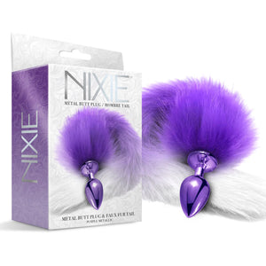 Nixie Metal Butt Plug With Ombre Tail Buy in Singapore LoveisLove U4Ria 