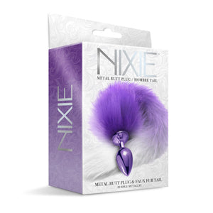 Nixie Metal Butt Plug With Ombre Tail Buy in Singapore LoveisLove U4Ria 