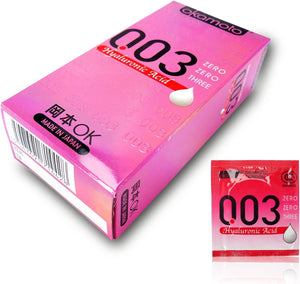 Okamoto 0.03 World's Thinnest Condom With Hyaluronic Acid