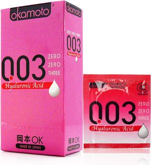 Okamoto 0.03 World's Thinnest Condom With Hyaluronic Acid