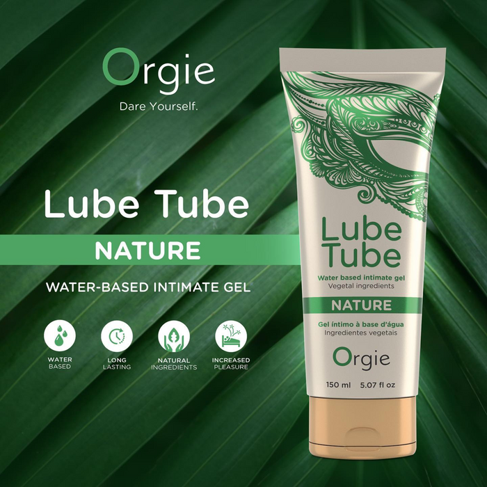 Orgie Lube Tube Nature Water-Based With Vegetal Ingredients 150 ml ( Exp 02/2026)