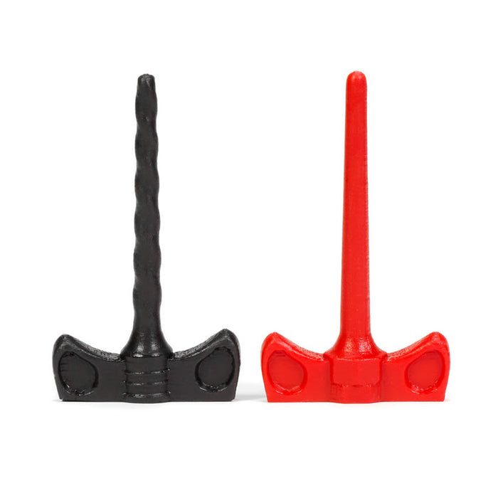 Oxballs Dick Screw Silicone Sound Spike Red or Twist Black