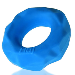 Oxballs Hunkyjunk Fractal Tactile Cockring Teal Ice or Clear Ice For Him - Oxballs Series Buy in Singapore LoveisLove U4Ria