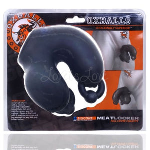 Oxballs Meatlocker Chastity Clear Ice or Black Ice (Authorized Dealer)