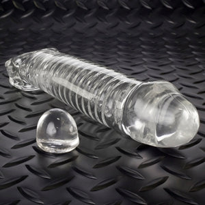 Oxballs Muscle Cock Sheath with adjustFIT Stopper Smoke or Clear For Him - Oxballs Cocksheaths Buy Sex Toys in Singapore LoveisLove U4Ria