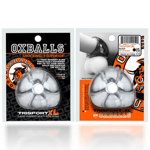 Oxballs Tri-Sport XL Thicker 3-Ring Sling Clear For Him - Oxballs Series Buy in Singapore LoveisLove U4Ria