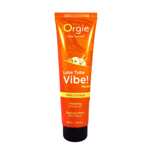 Orgie Lube Tube Vibe! Water Based with Vibration Effect, Sex On The Beach or Piña Colada 100 ML Lubes & Toy Cleaners - Water Based  Buy Sex Toys in Singapore LoveisLove U4Ria