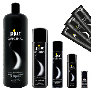 Pjur Original Silicone Based Lubricant 1.5 ml or 10ml or 30ml or 100ml or 250ml or 500ml or 1000ml (All Newly Arrived) Buy in Singapore LoveisLove U4Ria  Lubes & Toy Cleaners - Silicone Based Pjur 