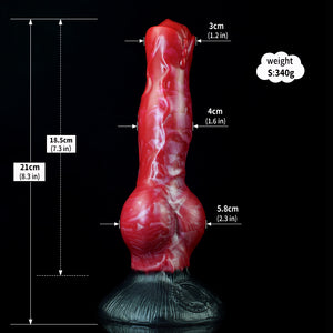 Platinum Liquid Silicone Anal Plug Dildo 8.2" Hellfire #N5028 Dildos - Large & Unique Dildos Buy Sex Toys in Singapore LoveisLove U4Ria