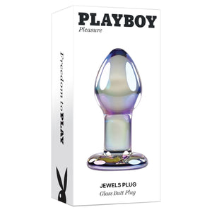 Playboy Pleasures Jewels Glass Butt Plug Buy in Singapore LoveisLove U4Ria 