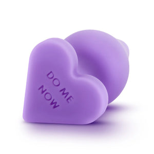 Play with Me Naughty Candy Hearts Anal Plug 'Be Mine' Pink or Do Me Now Purple Anal - Beginners Anal Toys Buy Sex Toys in Singapore LoveisLove U4Ria
